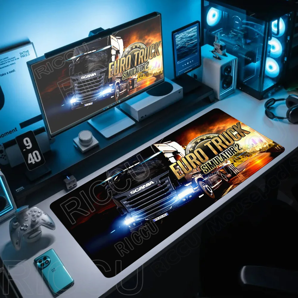

Аксессуары для ПК HD 30x60 см XXL Коврик для мыши Игры Euro Truck Simulator Дизайн Расширенный настольный коврик Игровой коврик для мыши Резиновые настольные коврики