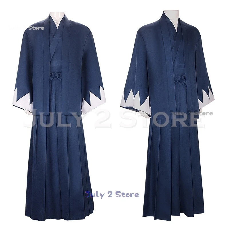 Nio Chirinu Cosplay Costume pour hommes et femmes, perruque Kimono, les loups bleus d'Ata Bu, uniformes de jeu de rôle japonais imbibés, fête d'Halloween