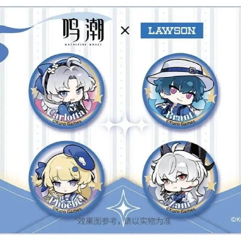 الرسمية Wuthering Waves X LAWSON Brant Zani Phoebe Carlotta Montelli الاكريليك الدائمة لوحات الليزر تذكرة مظلة شارات