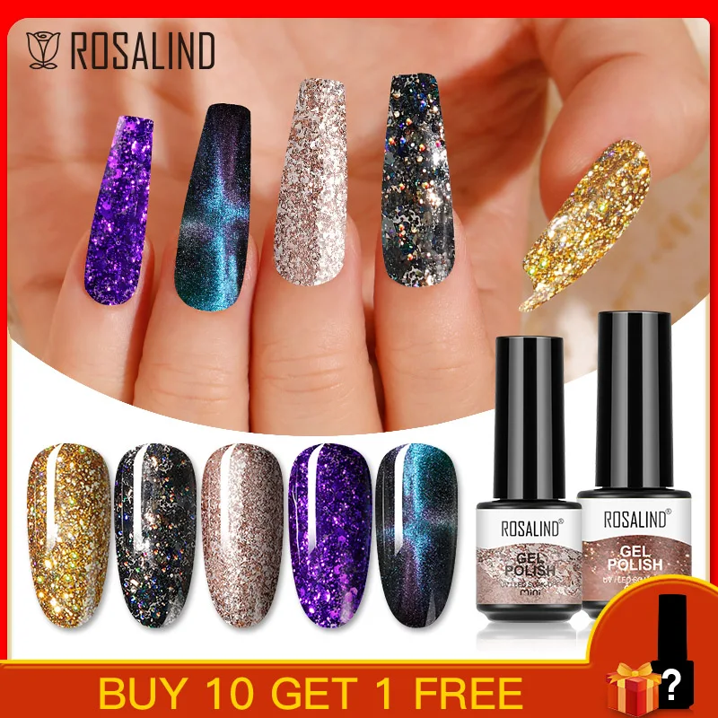 Rosalind Nail Gel Polish Naakt Serie Polish Nagels Art Losweken Uv Led Base Top Coat Semi Permanente Gel Vernissen nail Lak