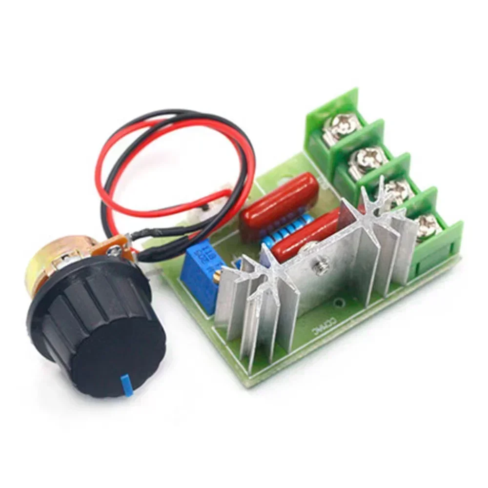 AC 220V 2000W SCR Voltage Regulator Module Dimmer Motor Speed Controller Thermostat Electronic With and without wires