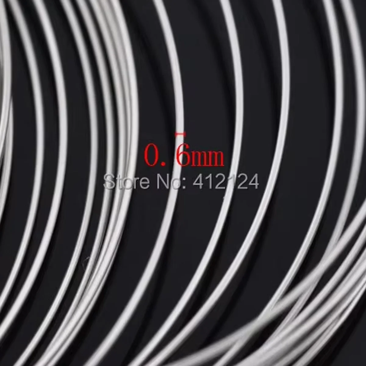 1000Loops Memory Beading Wire Alloy For Charms Bracelets Silver Tone Jewelry DIY Making Findings 50-55mm
