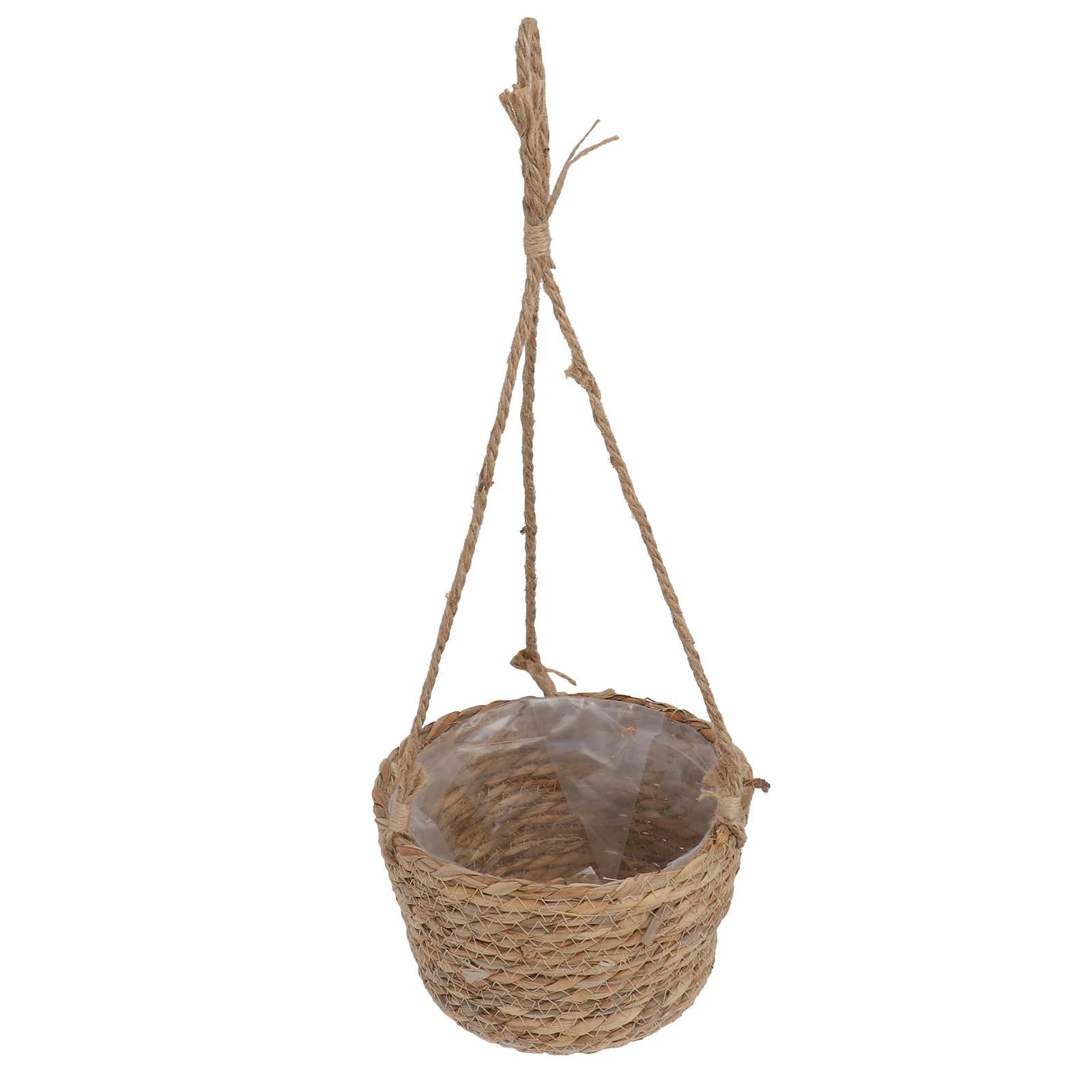 

Woven Flower Basket Willow Wall Grass Simulated Nordic Plant Hanger Durable Decorative Wall Pots Vase Hanging Design Saves Space