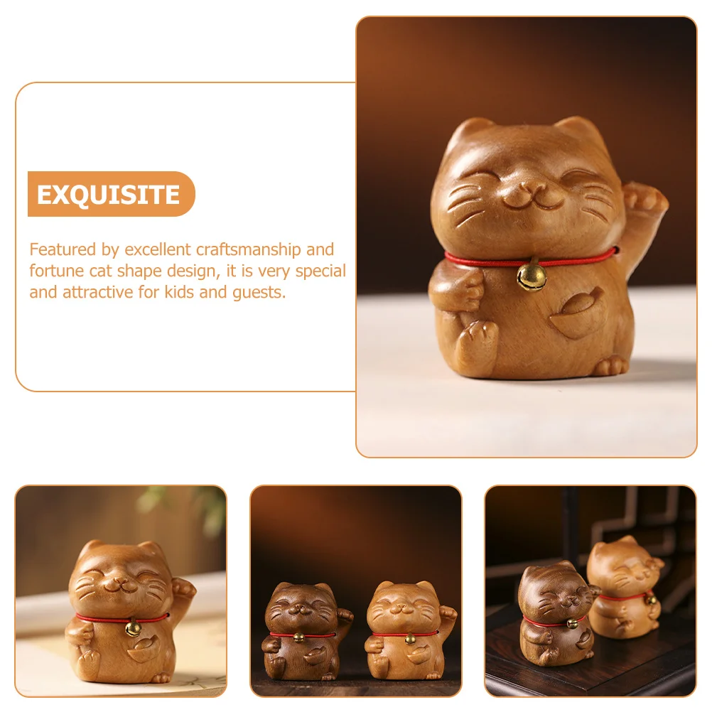 

Decorate Sandalwood Ornaments Desk Decoration Garden Outdoor Hand Carved Figurin