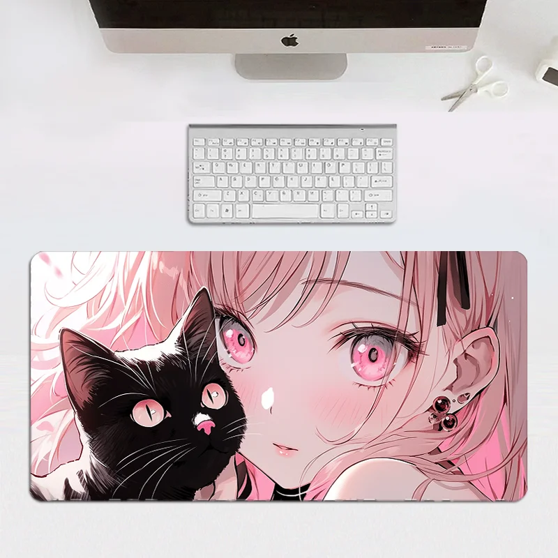 Mouse Pad 90x40 Siyah Kedi Büy - Laptop Accessories For Girls incelemesi ve fiyatı
