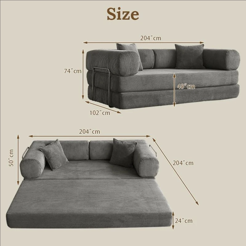 Sponge Spring Pack Compressed-Sofa Children Living Room Modern 3 Seater Compressed Vacuum Sofa