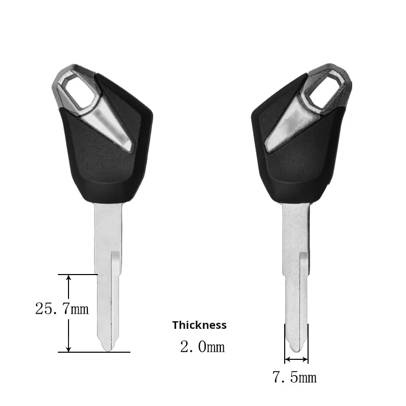 가와사키 오토바이 키, 가와사키 250 닌자 Z250Z800 Z1000 에 적합, 오토바이 키 배아. (도난 방지 칩 배치 가능).