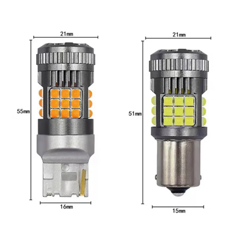 1pcs 1200lm LED Car Signal Light Bulb with Fan Super Bright 1156 1157 BA15S BAU15S Bay15d P21W PY21W P21/5W Auto Motorcycle 12V