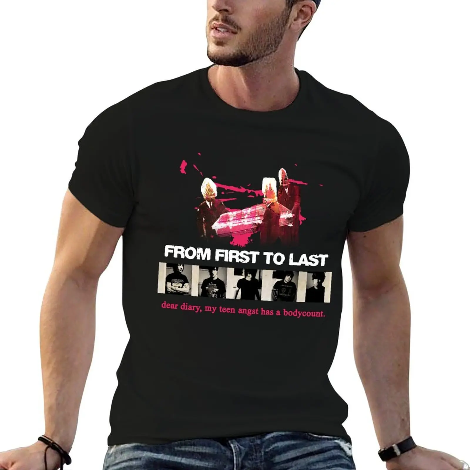 Dear Diary My Teen Angst Has A Body Count T-Shirt new gifts and t-shirts korean fashion plain t shirts men