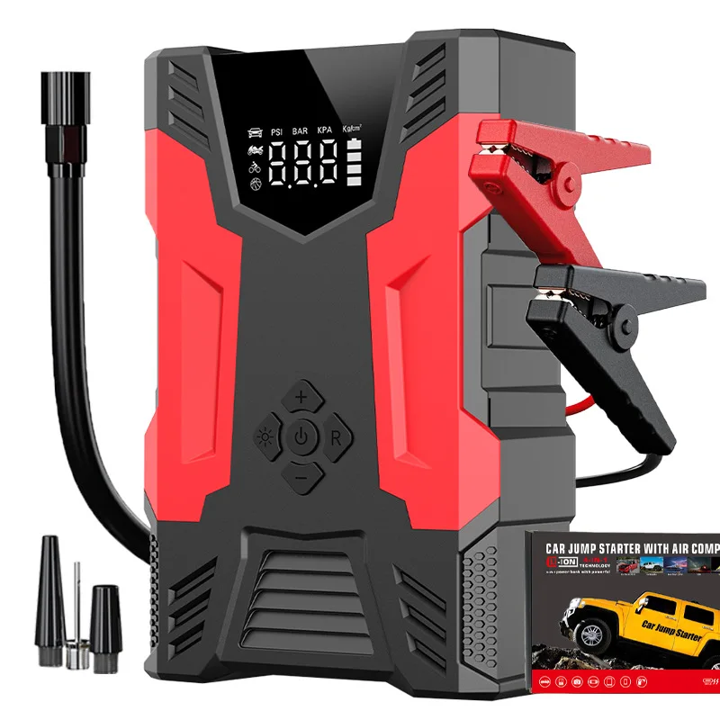 

Emergency start power supply Air pump all-in-one machine Car power bank Battery starter