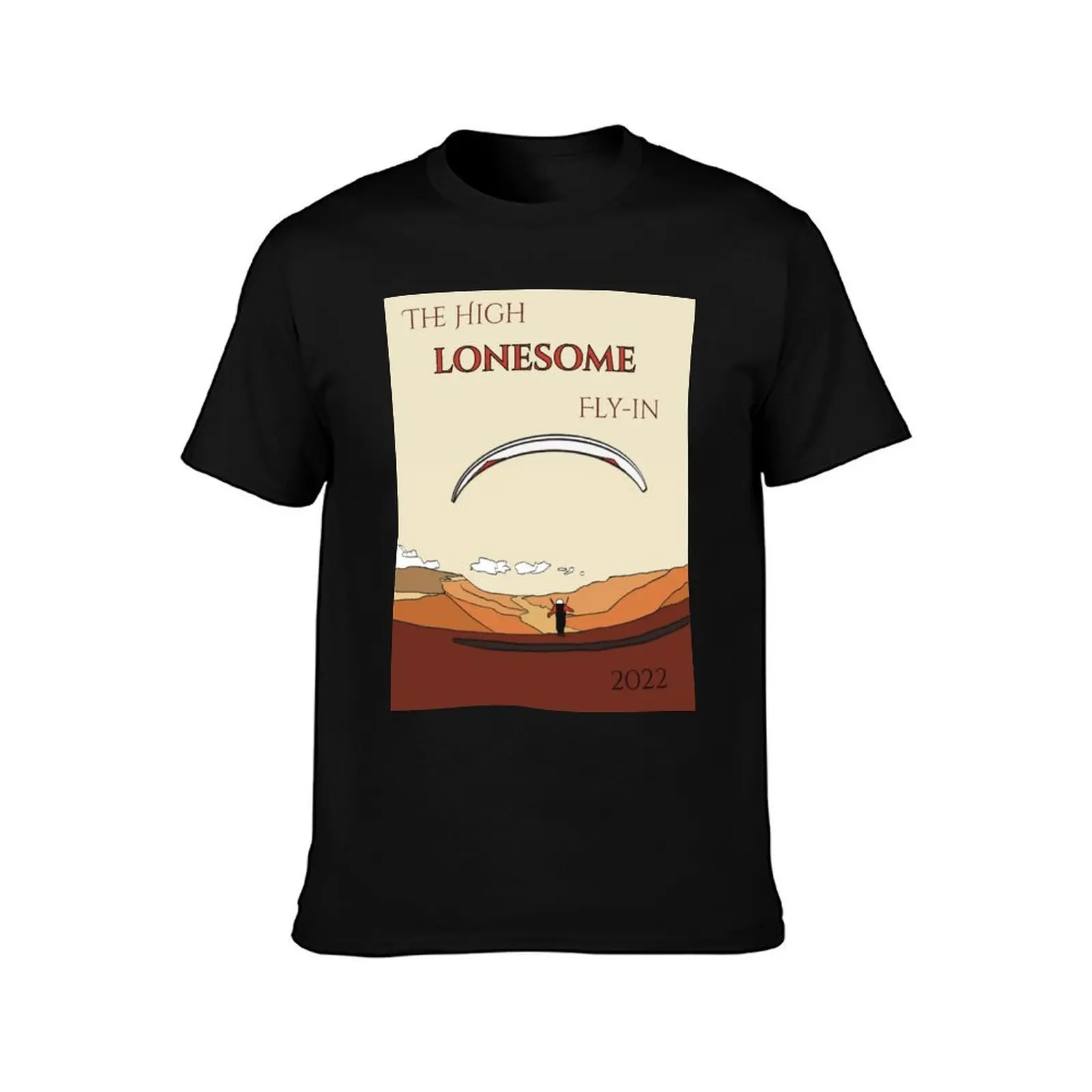 The High Lonesome Fly-in 2022 T-Shirt Summer Casual Cotton Tee Oversized Streetwear Tops Vintage Graphic Print 100% Cotton