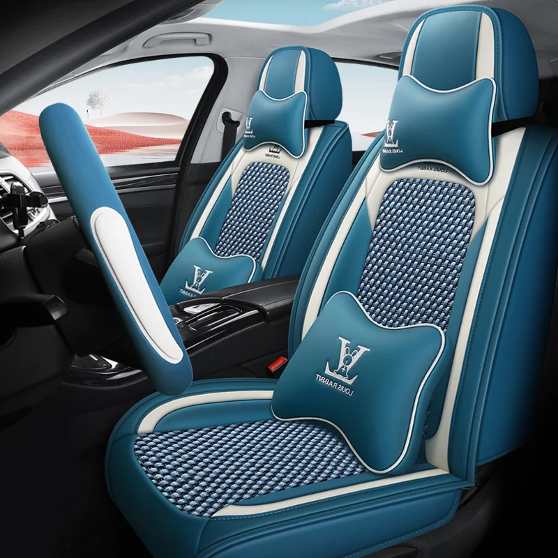 Car cushion four seasons general new seat cover nappa leather seat cover small car seat cushion