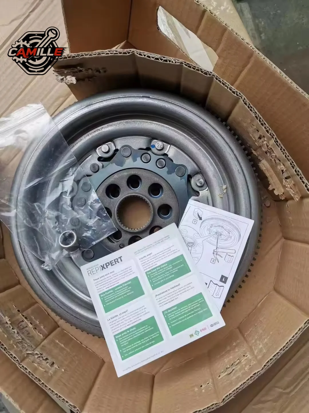 6 Holes 129/132 Teeth Brand New DQ250 02E DSG Automatic Transmission Flywheel For VW Audi Gearbox Engine Parts