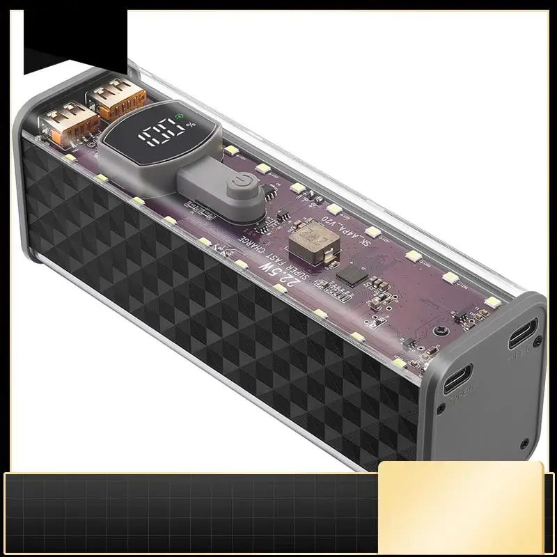 

N33R-22.5W 8 слотов 18650 Чехол Power Bank DIY для 8 батарей 18650 с сверхбыстрой зарядкой