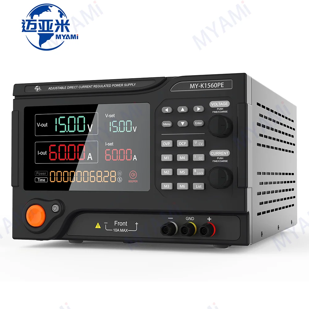 Laboratory 110VAC 200VAC adjustable programmable DC 15V 60A variable voltage stabilized DC power supply