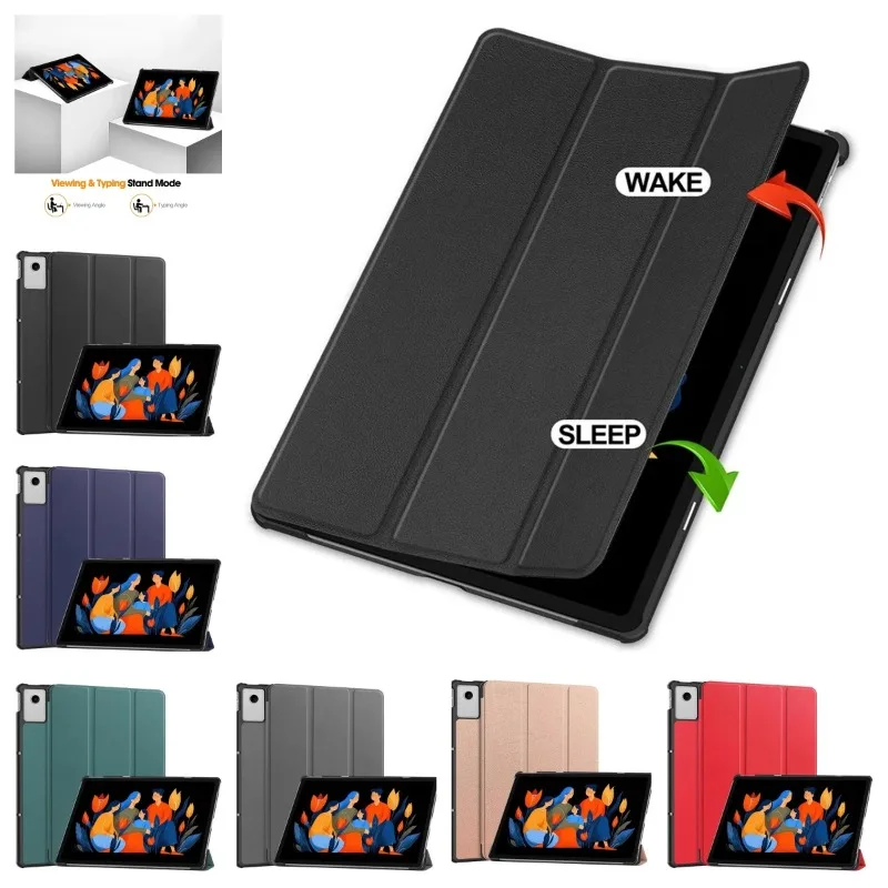 For Lenovo Idea Tab Plus 12.1 Case 2025 Leather Triple Fold Magnetic Cover Funda For Xiaoxin Pad 12.1