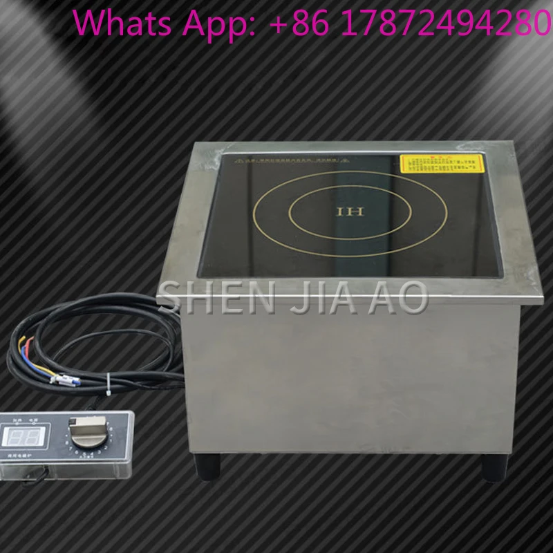 3.5KW/5KW High-power Induction Cooker Flat Soup Furnace 220V Commercial Kitchen Induction Cooker Hot Cooker Machine 1PC