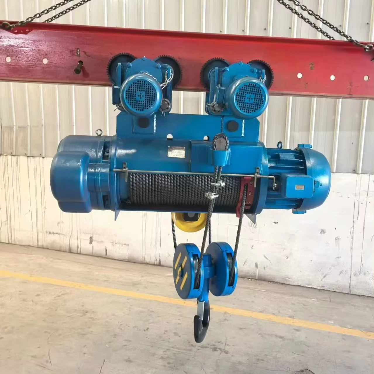 Selling 2 Ton 3 Ton Construction Equipment Wireless Remote Control Electric Wire Rope Hoist Core with Motor Engine Parts