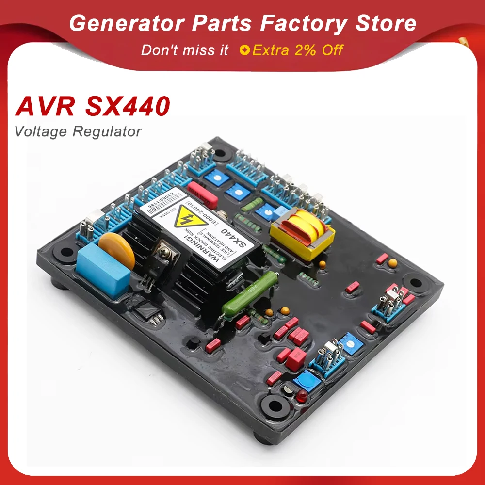 Generator Spare Parts Automatic Voltage Regulator SX 440 Diesel Generator Alternator Genset AVR SX440 SX460