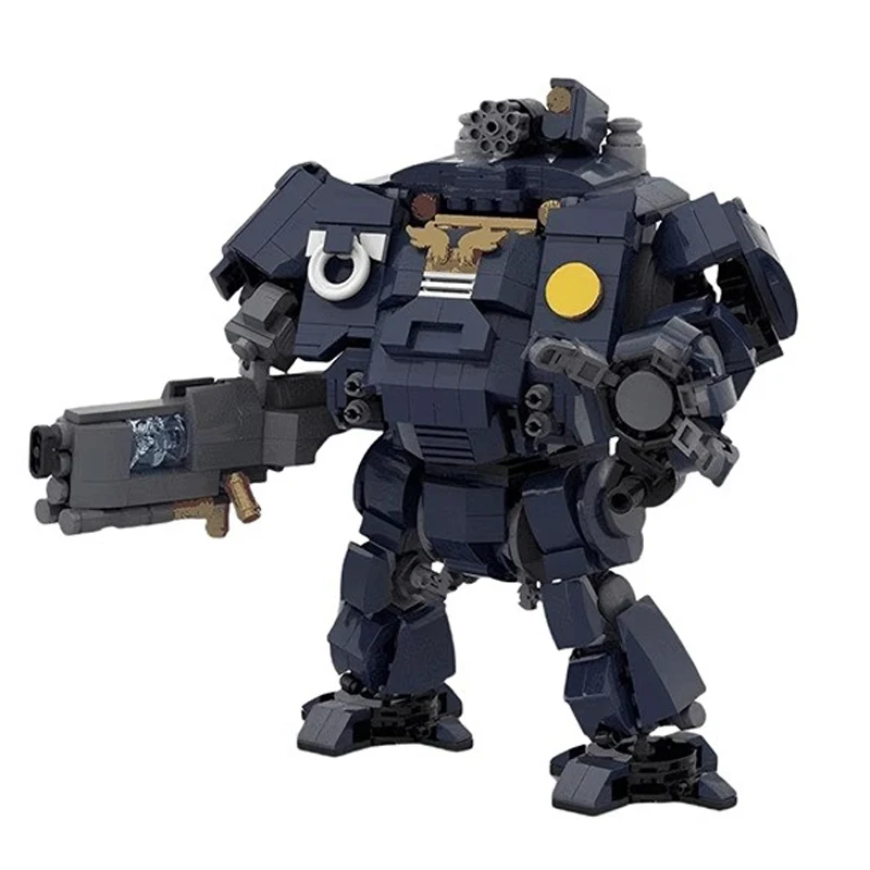 Bricklink MOC Battle Militaire Tank Land Raider Game Robot Redemptor Dreadnought Mecha Warrior Sets Bouwstenen Kid Speelgoed Gift