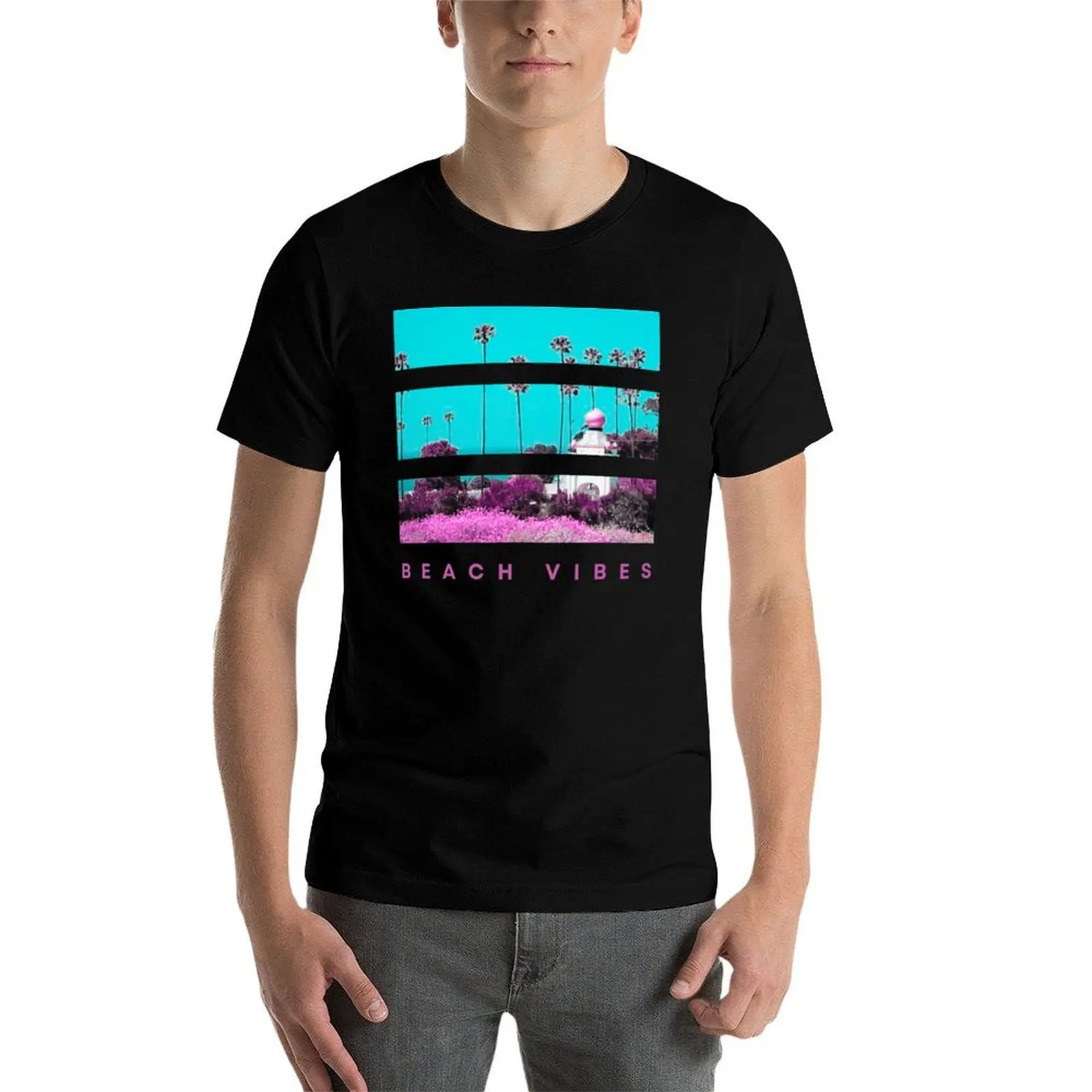ビーチバイブス Tシャツサッカー tシャツオーバーサイズシャツグラフィック tシャツ服メンズ tシャツ