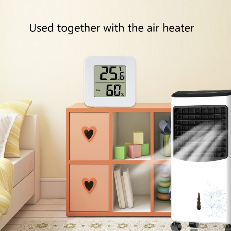Office LCD Digital Thermometer Hygrometer Convenient Weather-Station Electronic Temperature Humidity Meter Dropship