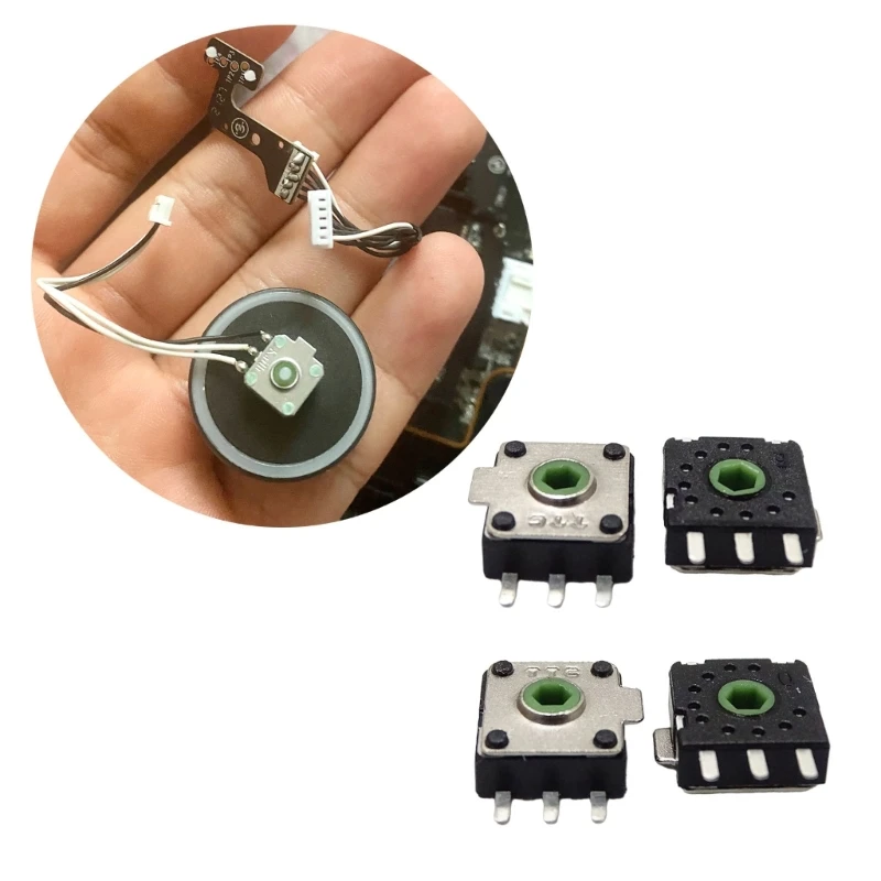 TTC Mouse Wheel Encoders Green Cores Decoders Expectancy for ROGGladiusIII MambaElite Mouse 2Pcs