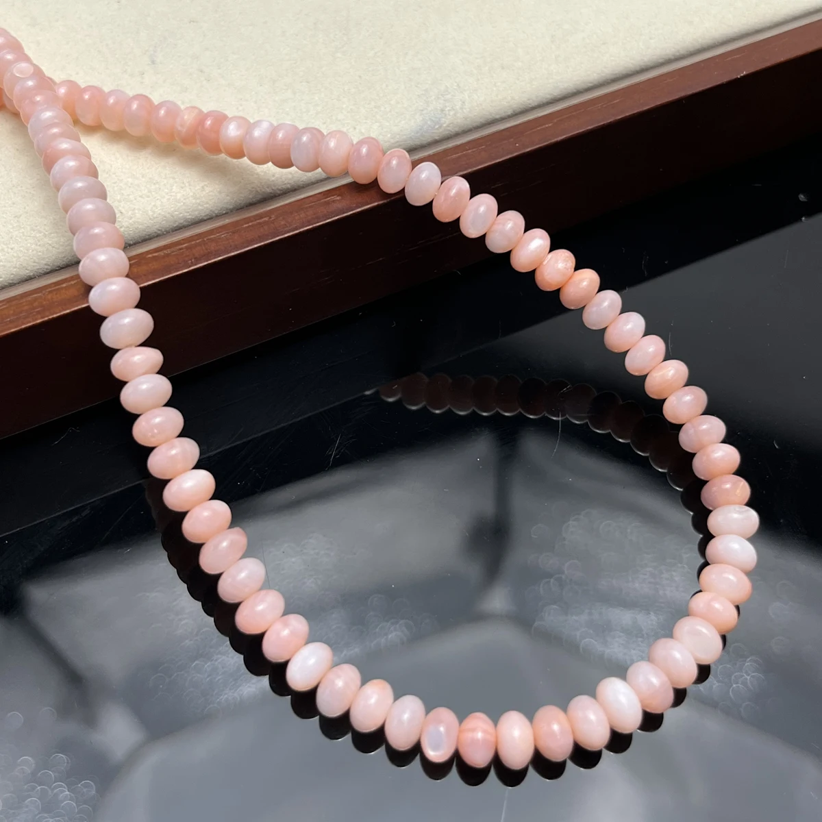 

Natural Freshwater Shell Beads Abacus Shape Pink Shell Loose Spacer Beaded for Making DIY Jewerly Necklace Bracelet 3.5x5mm