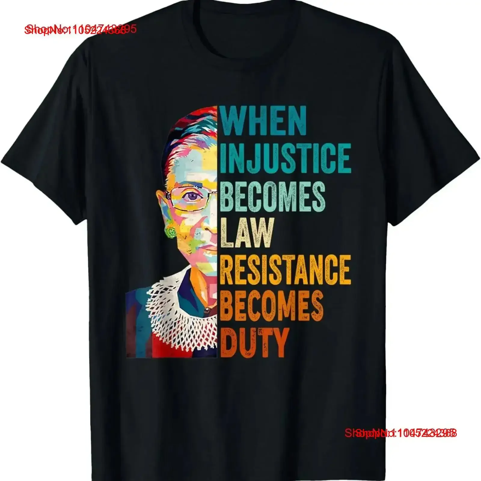 Quand l'infiction devient loi résistance t-shirt féministe vintage lavé respirant étiré décontracté mode graphique élégant