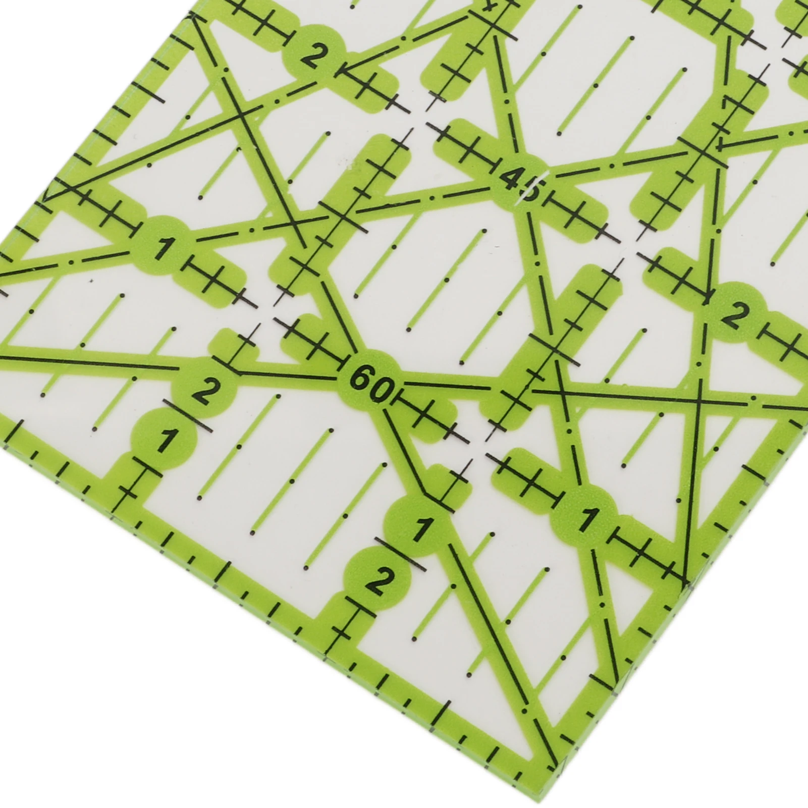 New Acrylic Quilting Ruler Grid Markings Angle Lines Sewing Ruler Transparent Patchwork Ruler Measurement Guide