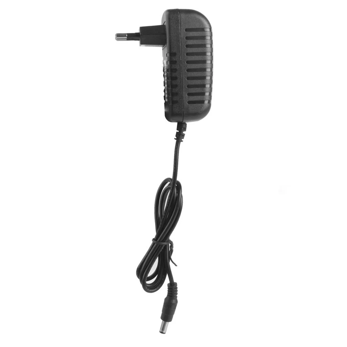 Adaptador de corriente CA 100-240V CC 6V 2A 55mm x 21mm con enchufe europeo (negro) 6V 2A adaptador de corriente 55*21mm