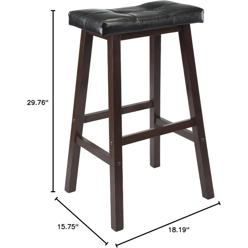 Mona-Hocker, 29", antikes Walnussholz