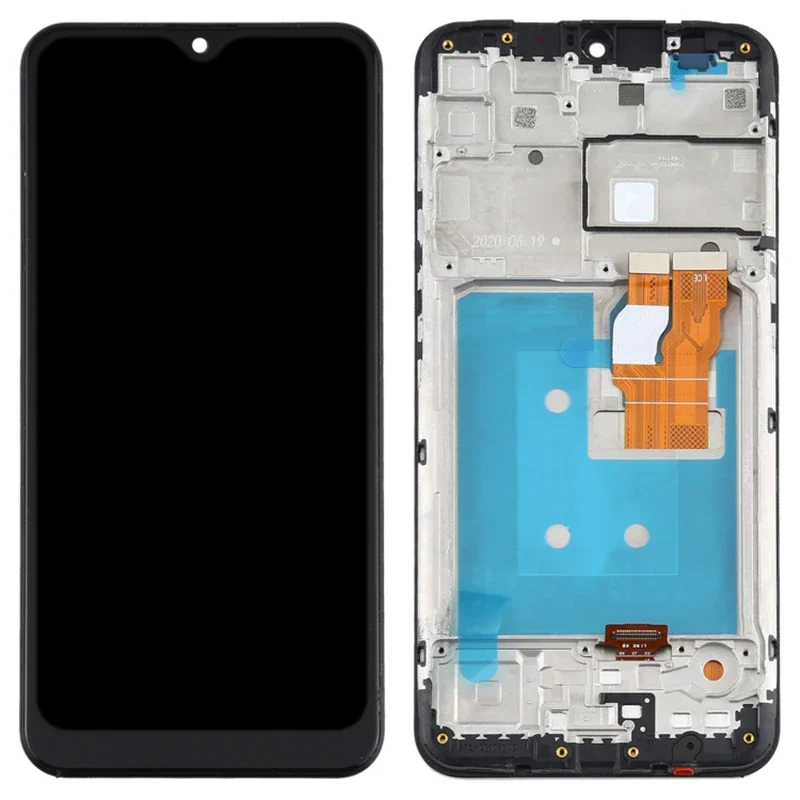 Pop 6.2 ''AAA Qualidade IPS LCD Para LG K22 LMK200Z LMK200E LMK200B LM-K200 Tela LCD Assembléia Com Moldura