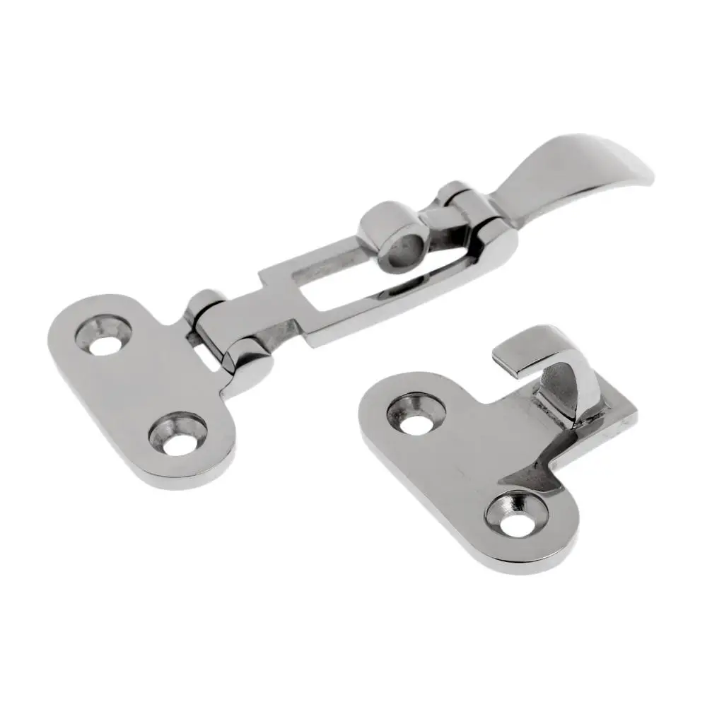 Boat Locker Anti-Rattle Latch Fastener - Marine 316 Stainless Steel Precision polished for sleek appearance Strong Durable