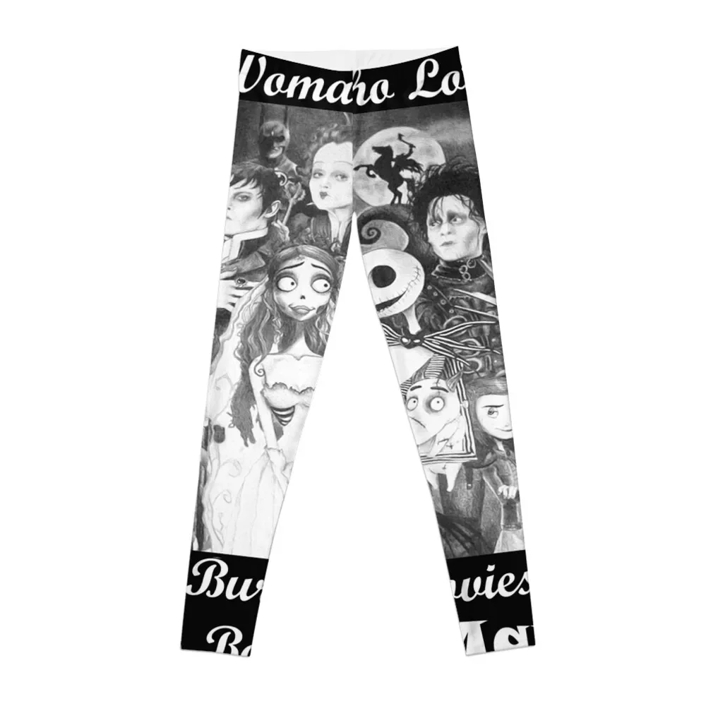 

Never Underestimate a Woman who loves Tim Burton movies and was Born in March Leggings leggins push up woman Womens Leggings