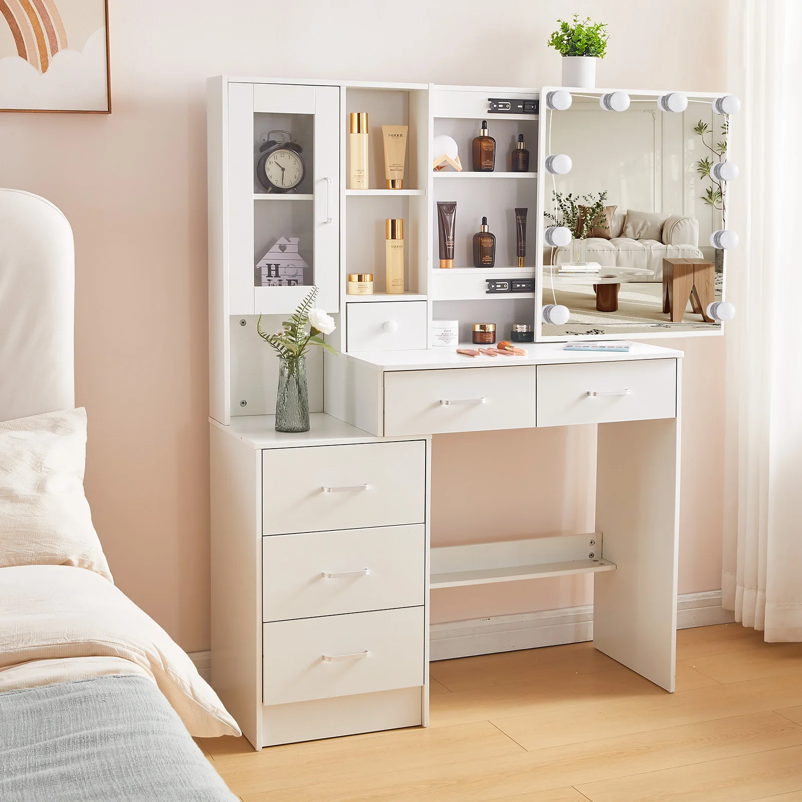 Vanity Makeup Desk …