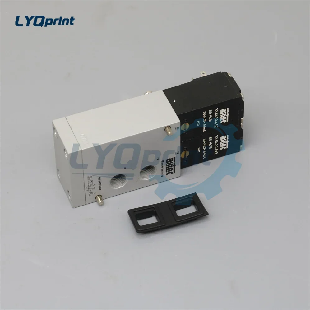Robust Best Quality MF-24-520-HN Solenoid Valve MF24520HN For Polar Cutting Machine Air Valve Double Head Double Coil Valve