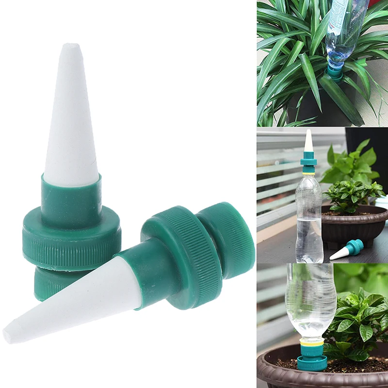 2pcs Plant Self Watering Spikes Automatic Flower Drip Irrigation Stakes System