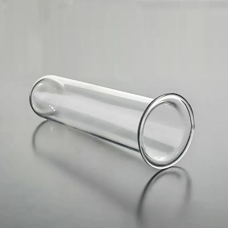 Thick Material Curled Edge Test Tube Transparent Glass Shape Can Be Customized Smooth And Easy To Clean
