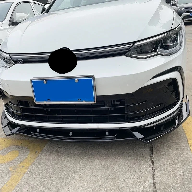 폭스바겐 VW 골프 8 MK8 Ⅷ R GTI GTD GTE 2019~2023 프론트 범퍼 립 스플리터 스포일러 디퓨저 바디 키트 자동차 액세서리 썸네일 2