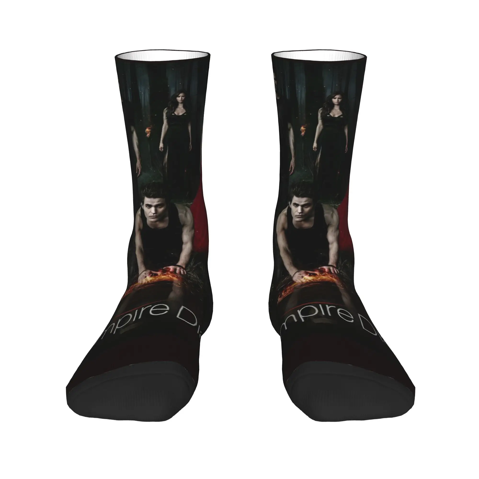 The Vampire Diaries Damon Salvatore Socken Neuheit Strümpfe Männer Weiche Klettersocken Winter Grafik Anti Schweiß Socken