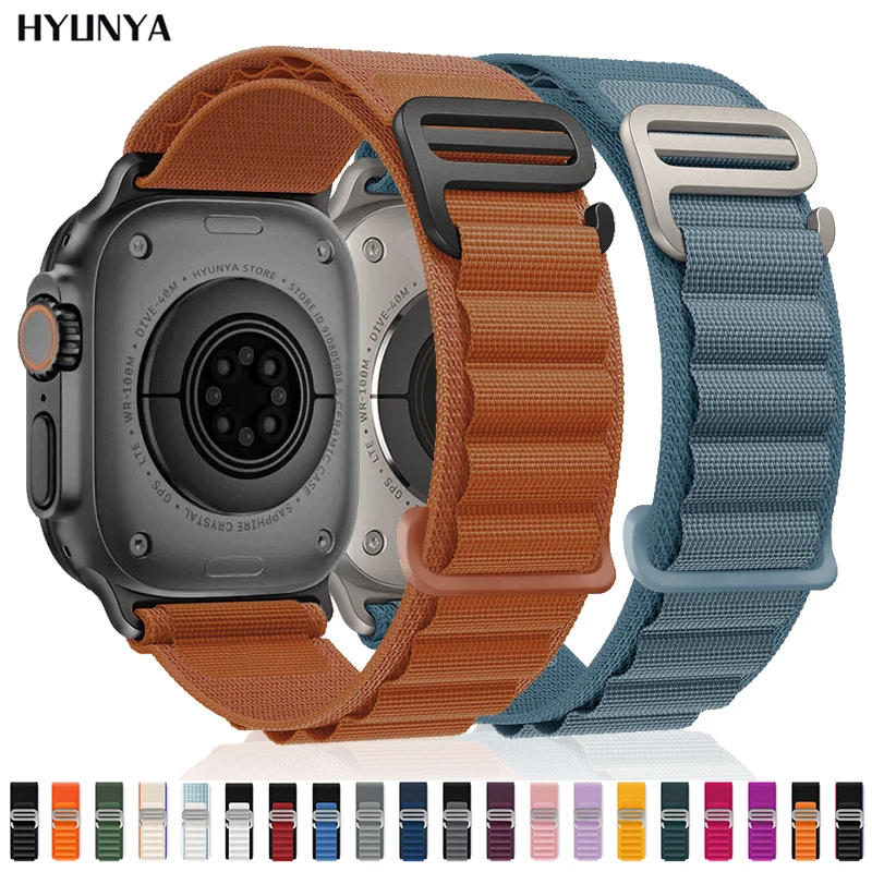 Cinturini alpini per cinturini Apple Watch iWatch Series 10 11 46mm 9 8 7 SE Ultra 2 3 49mm 44mm 45mm 40mm 41mm 42mm Bracciale cinturino