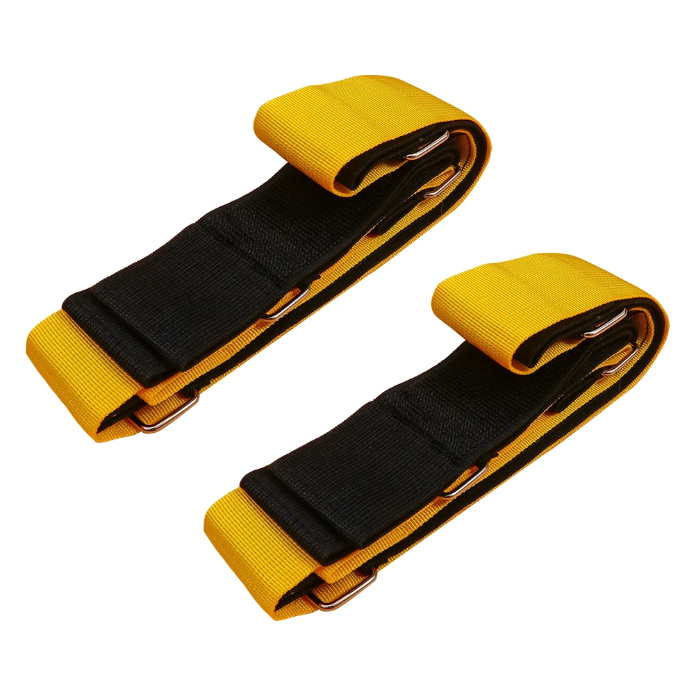 

1Pair Outdoor Teamwork Webbing Footsteps Belt Creative Buckle Design for Nylon Belt Game Tool Durable Safe Use