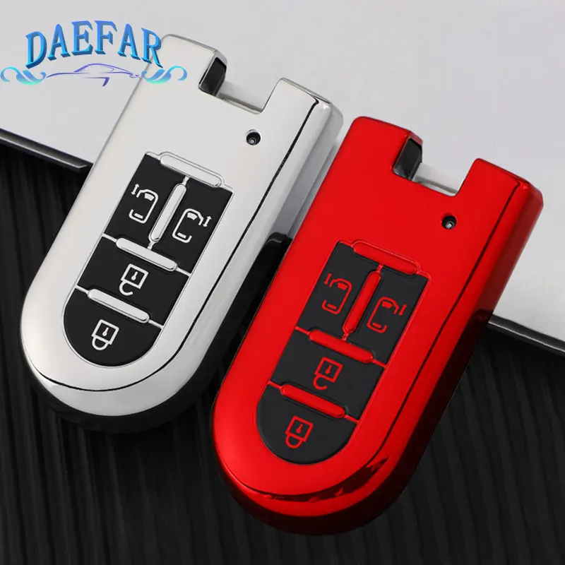 Custodia morbida per chiave a distanza per auto in TPU Shell Fob per TOYOTA ROOMY TANK per DAIHATSU LA600S LA610S LA150S MOVE 2015 - 2019 Protector