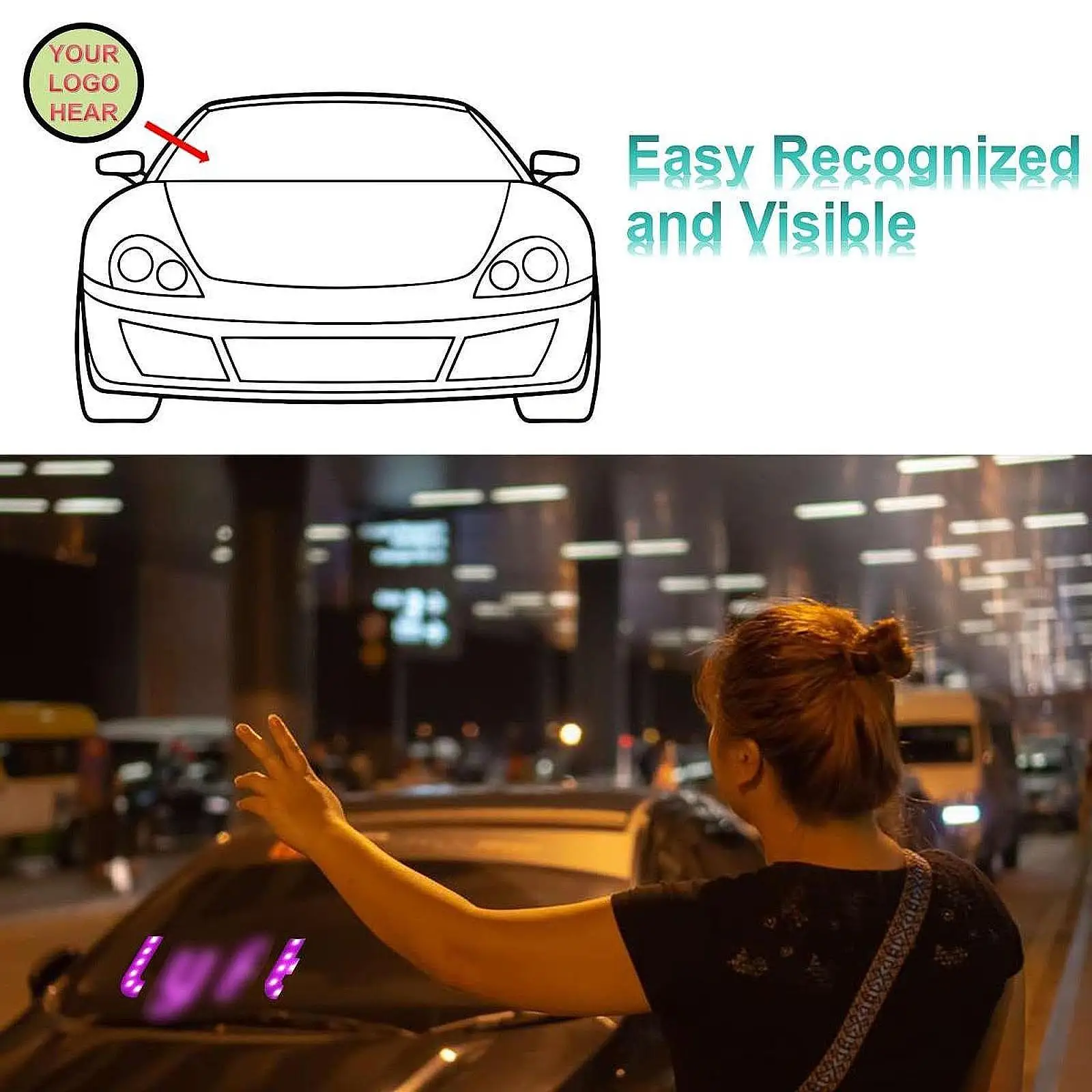 

LED Light Signs for Car LED Panel for Store Truck Windshield