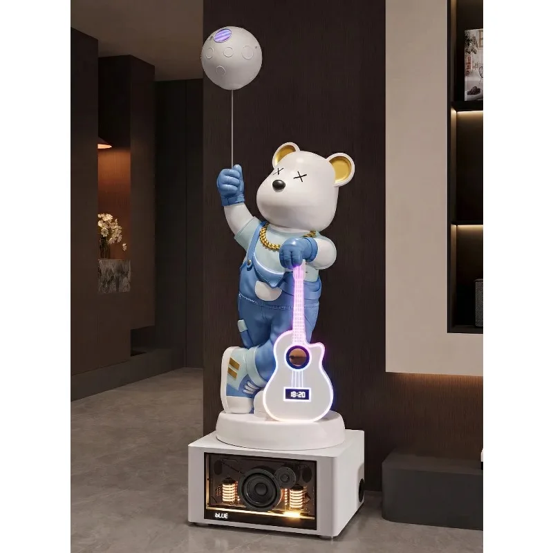 Living room ornaments, floor-to-ceiling light luxury high-end home decorations, high-end atmosphere and high-grade doll