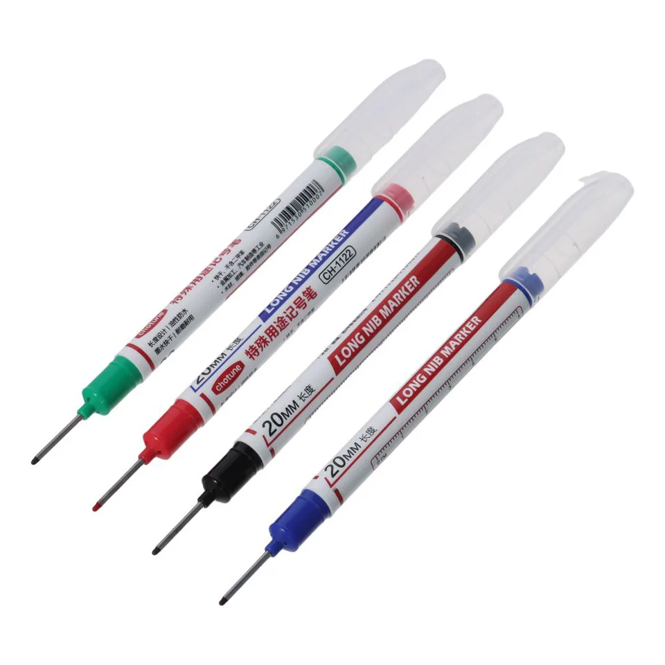 edding 330 permanent marker - bruin - 10 stiften - beitelpunt 1-5 mm - watervast, sneldrogend - wrijfvast - voor karton, kunststof, hout, metaal, glas
