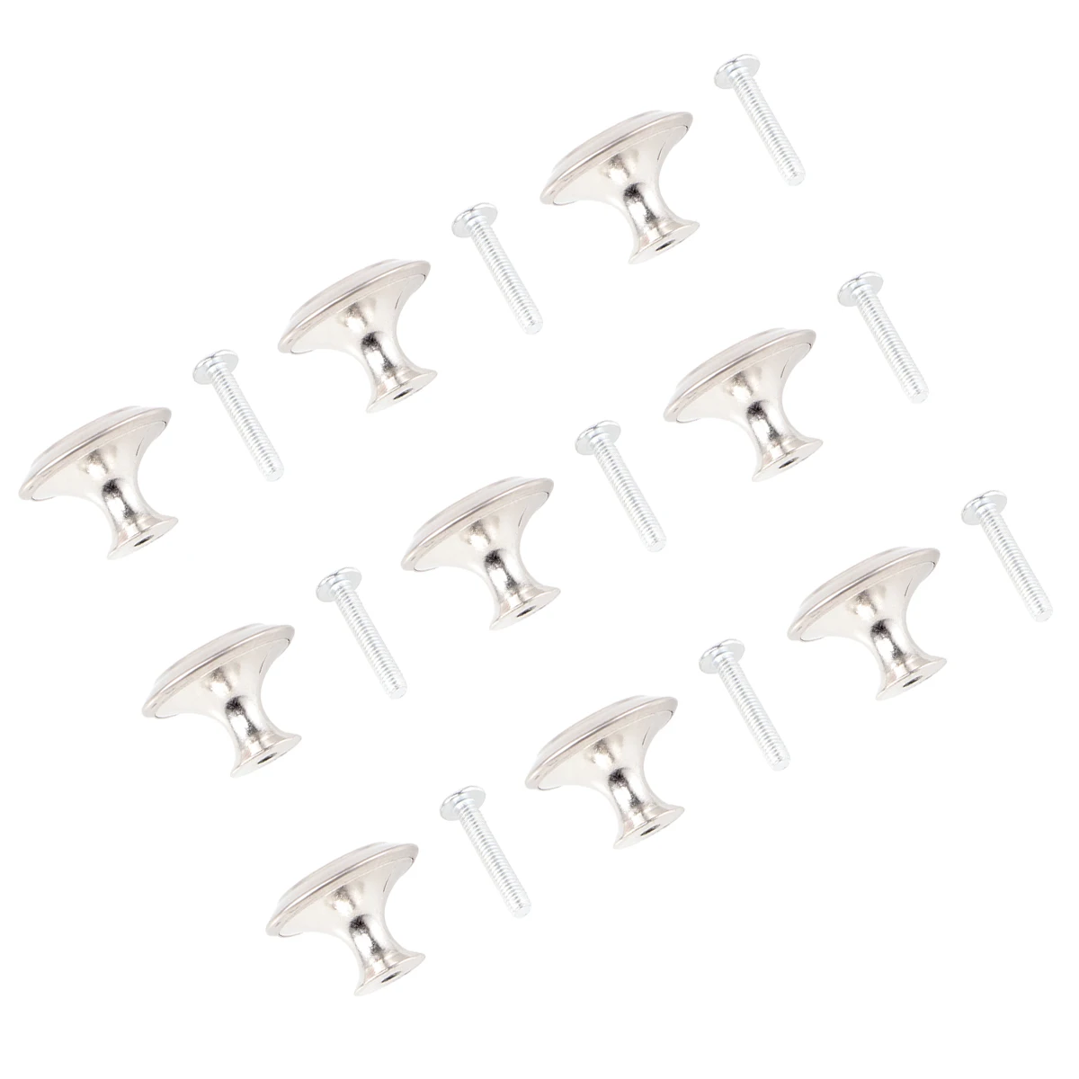 

20Pcs Stainless Steel Round Cabinet Handles Mushroom Style Large Size Drawer Pulls for Kitchen Cupboard Wardrobe Furniture