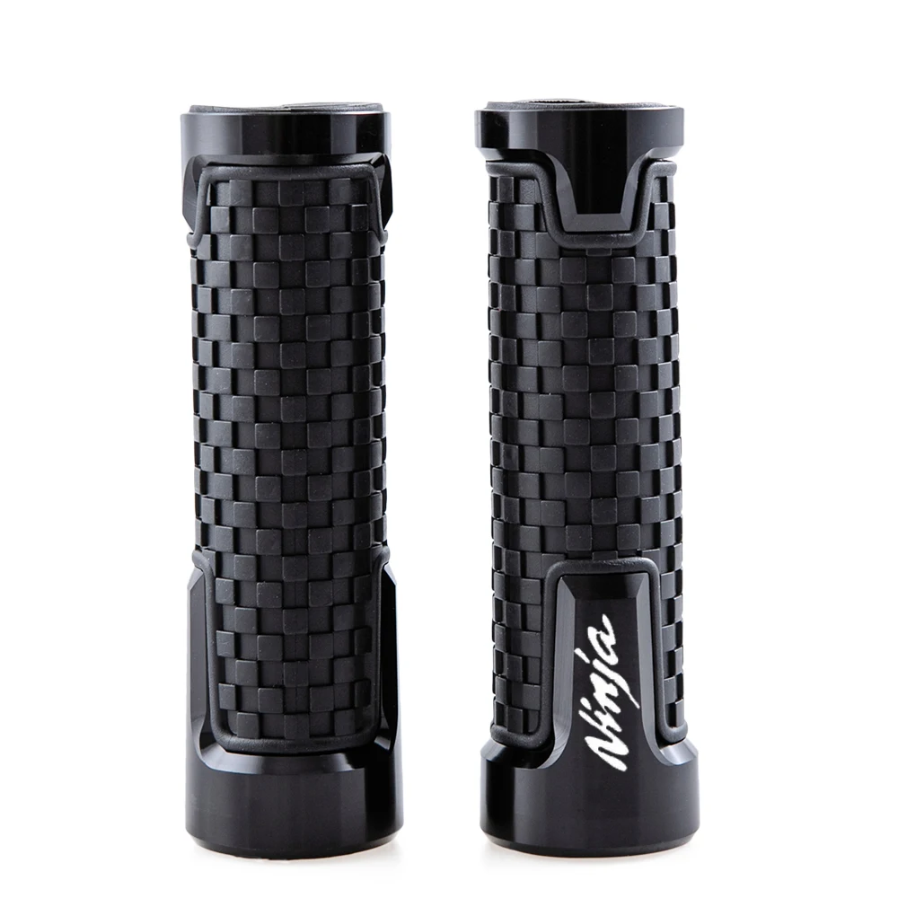 For Kawasaki NINJA 250R 300 ER6 650 ZX6 ZX7 ZX9 ZX10 ZX12 ZX14 Z650 7/8'' 22MM Universal Motorcycle Handlebar Handle Grips End