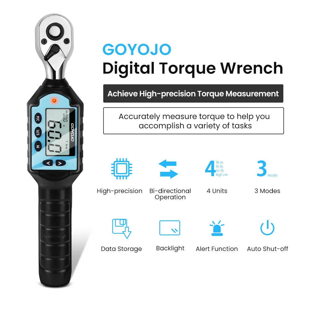 Digital Torque Wrench 2% High-Precision Professional Tool For Auto Repair, Bicycle, Motorcycle Maintenance, And DIY Projects